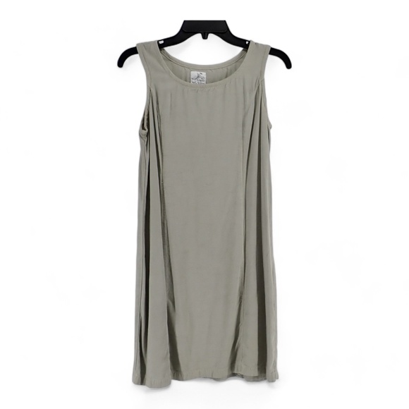 Via Vai by Pollero Women's Short Dress Slate Gray Size Small Tank Shift Style - Picture 2 of 6